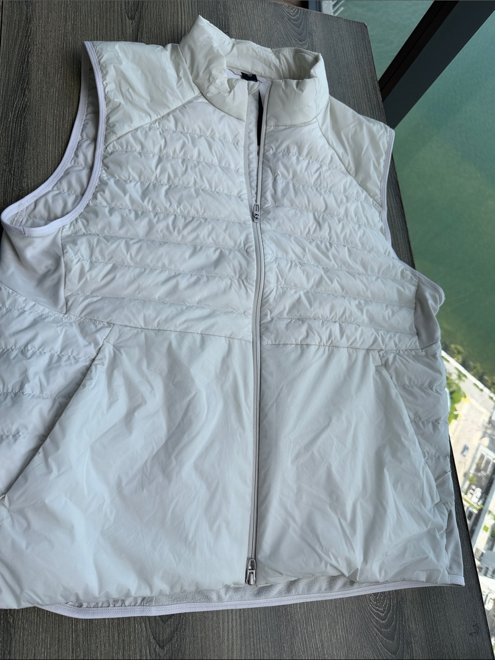 lululemon athletica White Quilted Lightweight Vest